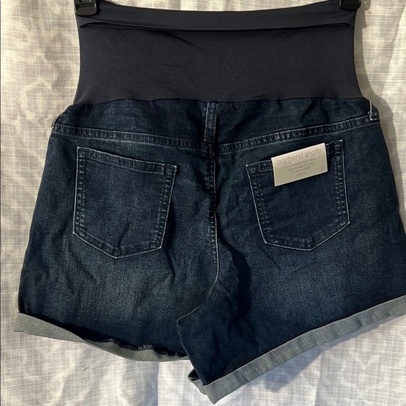 a:glow Maternity Denim Shorts - Picture 4 of 8